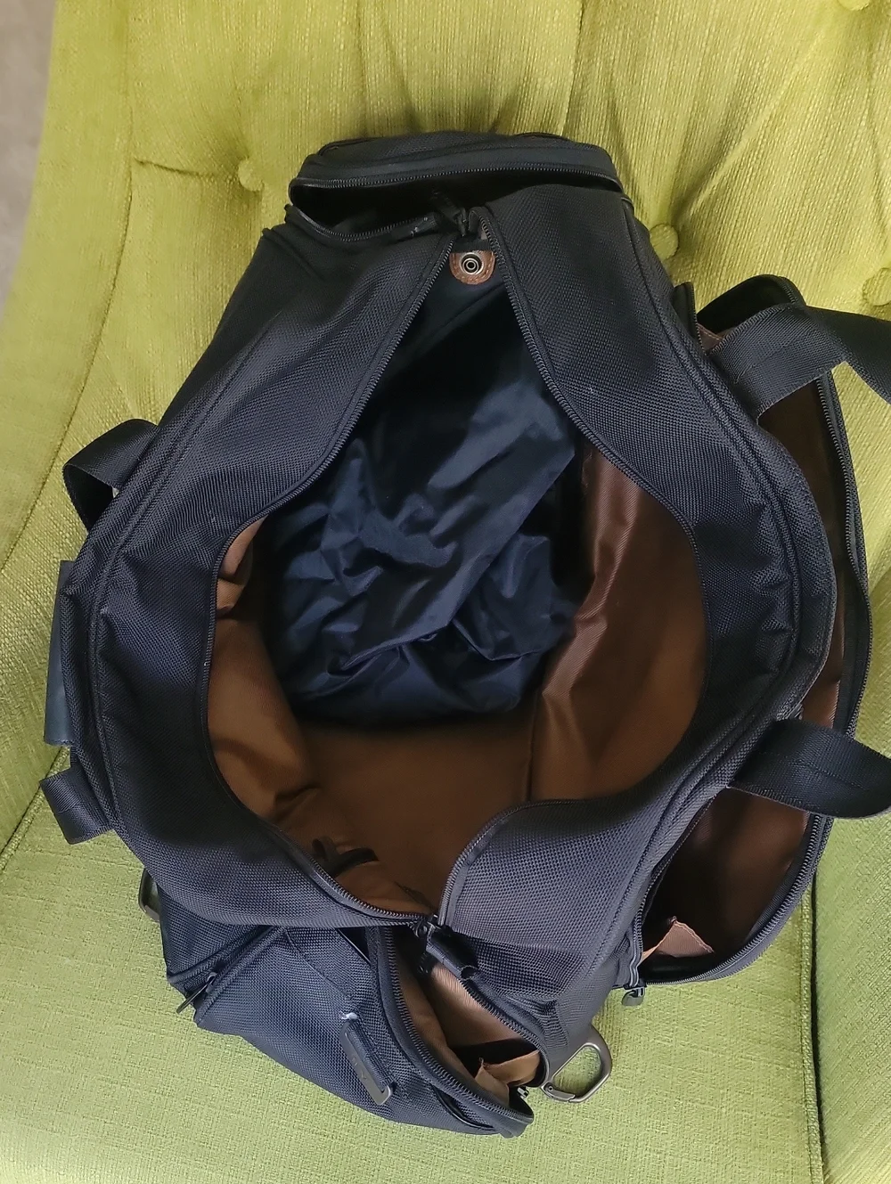 TUMI TECHBlack Men's Travel Duffel Bag with Shoulder Strap